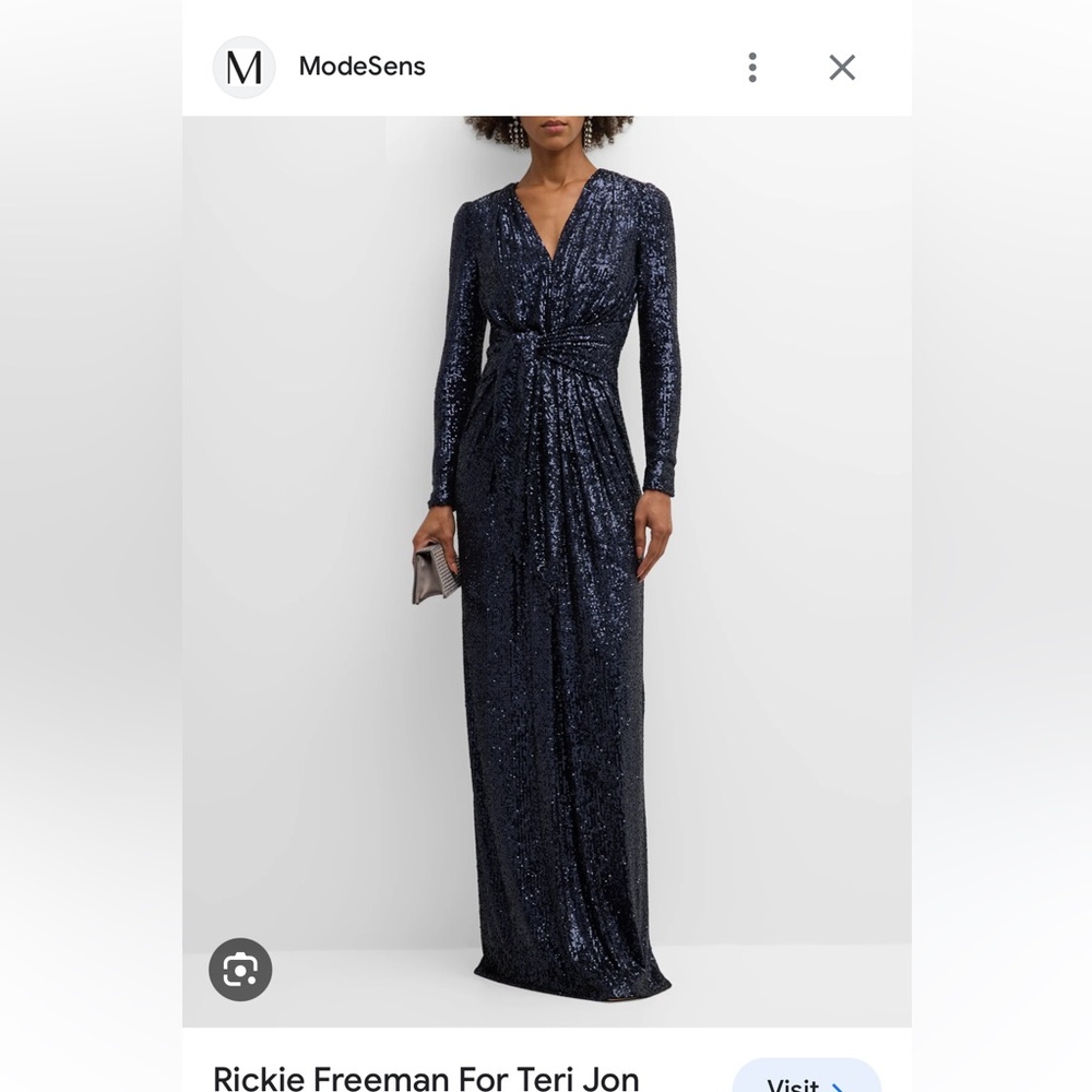 Elegant navy dress perfect for a special occasion. Never worn.